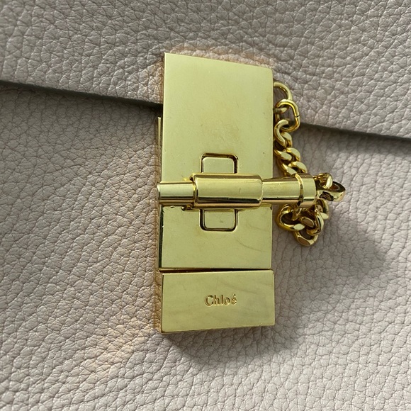 Small Chloe Drew bag in Cement Pink - Picture 4 of 15